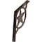 Ekena Millwork Austin Wrought Iron Bracket, (Single center brace), Antiqued Copper 1 1/2"W x 10"D x 12"H BKTM01X10X12SAUACO - alternate 1